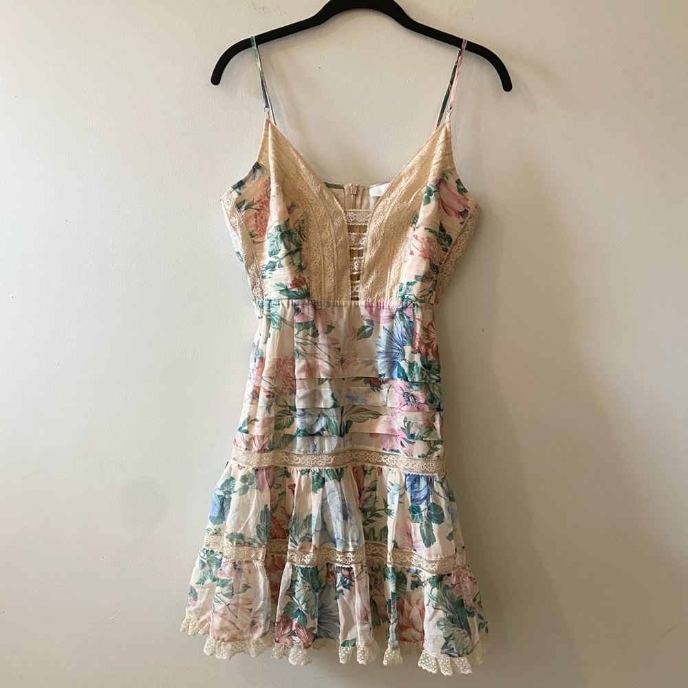 Zimmermann Verity Scallop Short Dress size 2/ US 8 - Picture 9 of 11